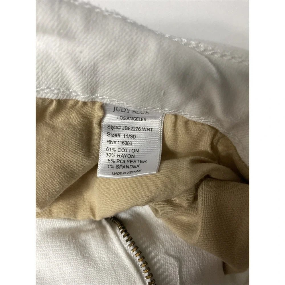 Judy Blue Jeans Los Angeles White   11/30 Distressed White‎ JB82276